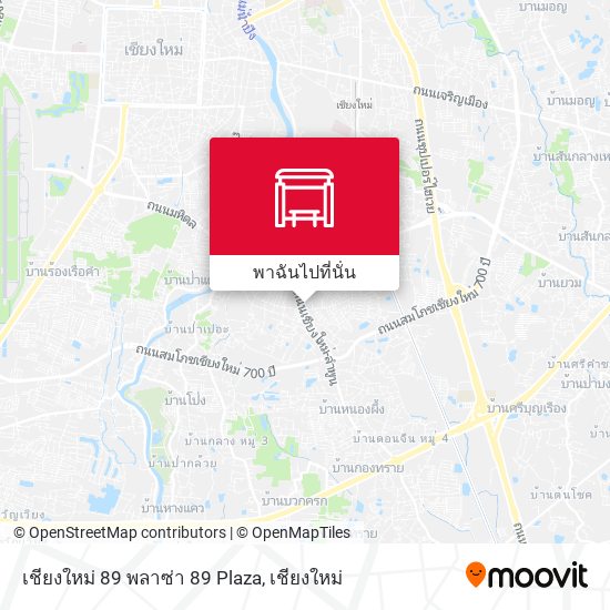 เชียงใหม่ 89 พลาซ่า 89 Plaza แผนที่