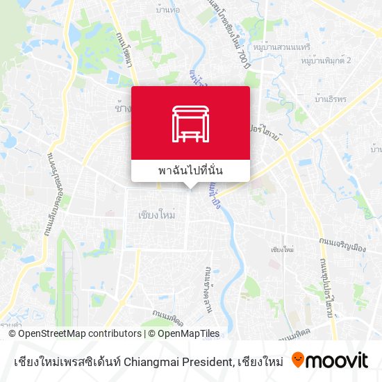 เชียงใหม่เพรสซิเด้นท์ Chiangmai President แผนที่