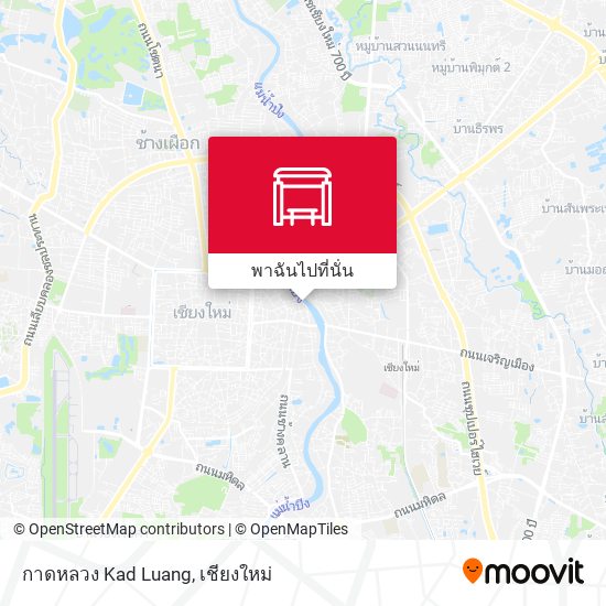 กาดหลวง Kad Luang แผนที่