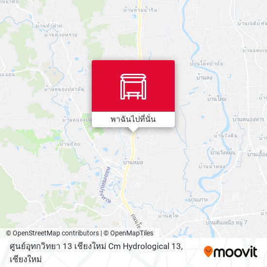 ศูนย์อุทกวิทยา 13 เชียงใหม่ Cm Hydrological 13 แผนที่