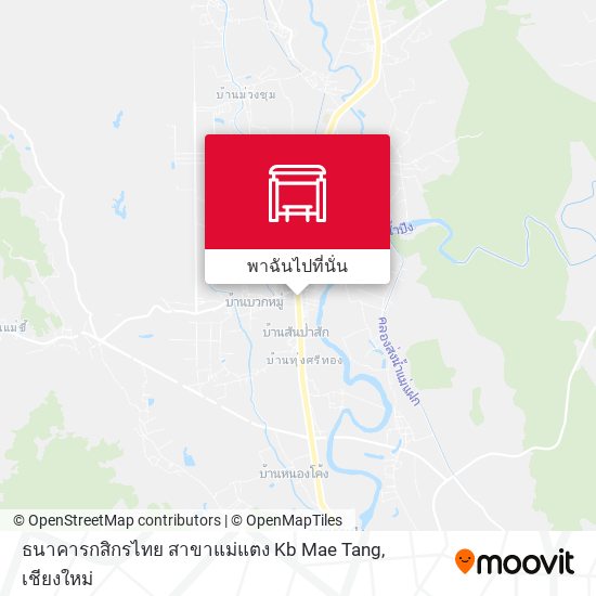 ธนาคารกสิกรไทย สาขาแม่แตง Kb Mae Tang แผนที่