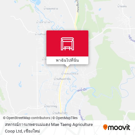 สหกรณ์การเกษตรแม่แตง Mae Taeng Agriculture Coop Ltd แผนที่