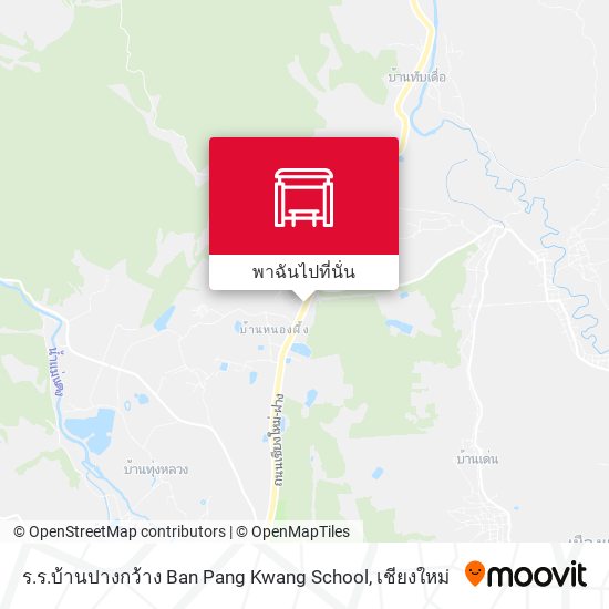 ร.ร.บ้านปางกว้าง Ban Pang Kwang School แผนที่