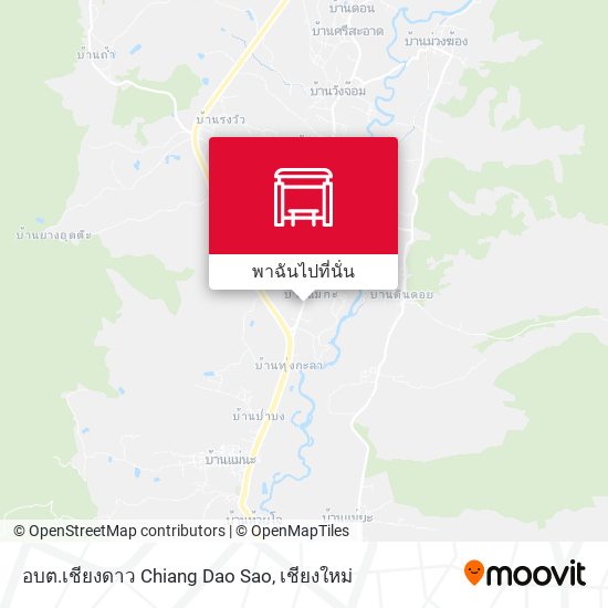 อบต.เชียงดาว Chiang Dao Sao แผนที่