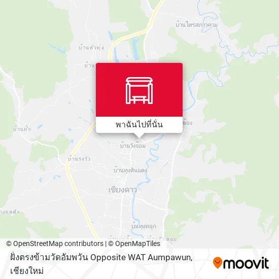 ฝั่งตรงข้ามวัดอัมพวัน Opposite WAT Aumpawun แผนที่