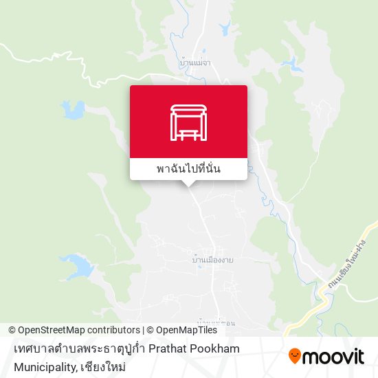 เทศบาลตำบลพระธาตุปู่ก่ำ Prathat Pookham Municipality แผนที่