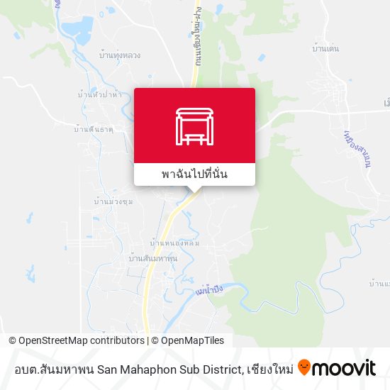 อบต.สันมหาพน San Mahaphon Sub District แผนที่