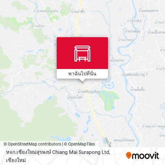 หจก.เชียงใหม่สุรพงษ์ Chiang Mai Surapong Ltd แผนที่