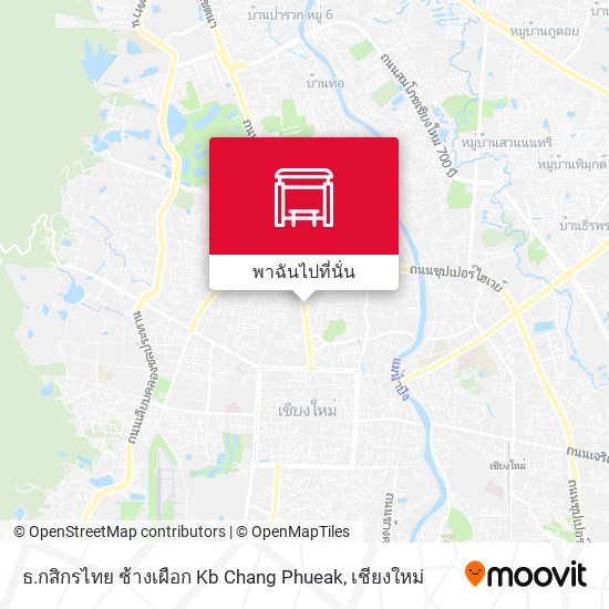 ธ.กสิกรไทย ช้างเผือก Kb Chang Phueak แผนที่