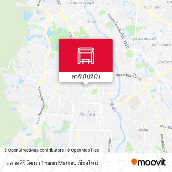 ตลาดศิริวัฒนา Thanin Market แผนที่