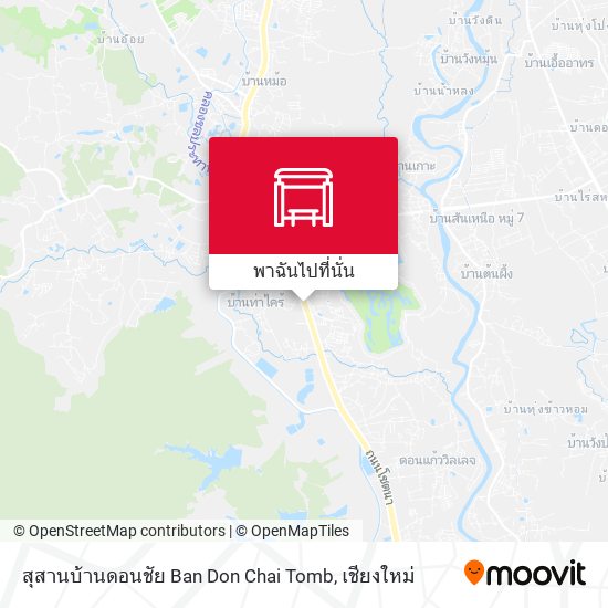 สุสานบ้านดอนชัย Ban Don Chai Tomb แผนที่