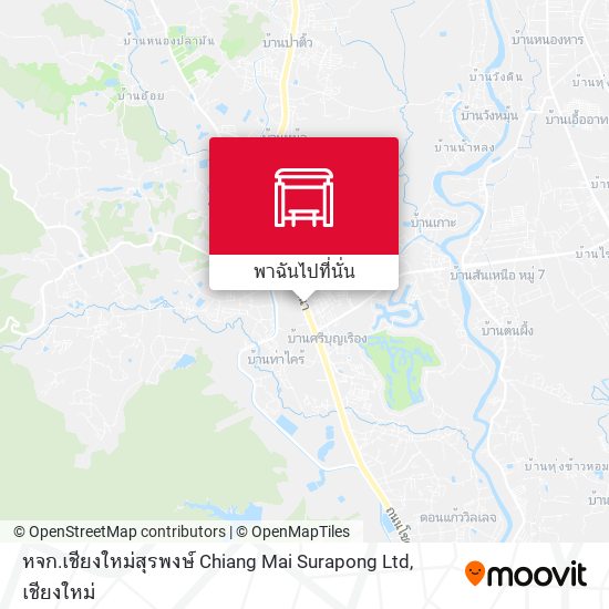 หจก.เชียงใหม่สุรพงษ์ Chiang Mai Surapong Ltd แผนที่