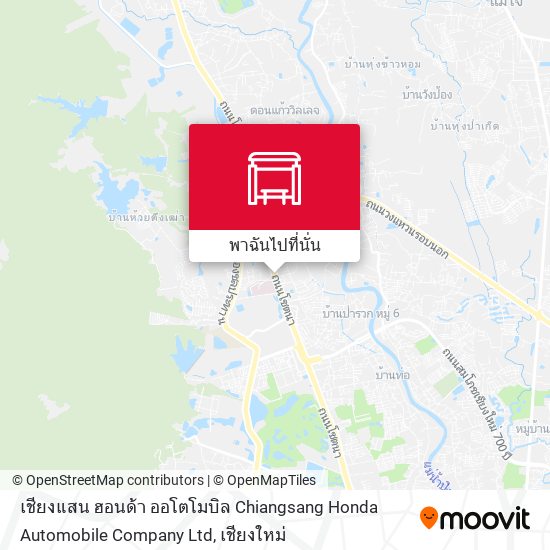 เชียงแสน ฮอนด้า ออโตโมบิล Chiangsang Honda Automobile Company Ltd แผนที่