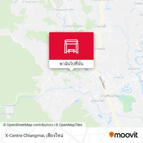 X-Centre Chiangmai แผนที่