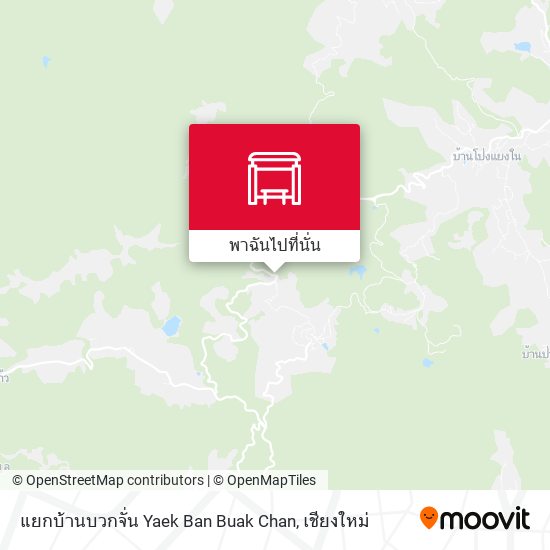 แยกบ้านบวกจั่น Yaek Ban Buak Chan แผนที่