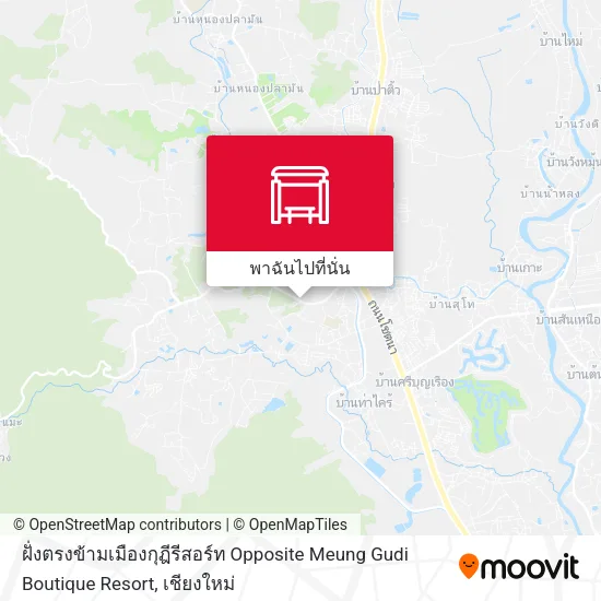 ฝั่งตรงข้ามเมืองกุฎีรีสอร์ท Opposite Meung Gudi Boutique Resort แผนที่