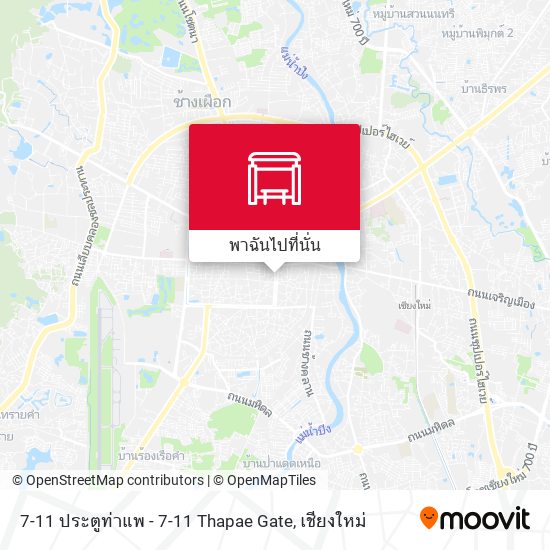 7-11 ประตูท่าแพ - 7-11 Thapae Gate แผนที่