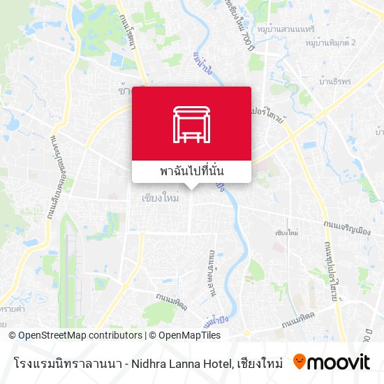 โรงแรมนิทราลานนา - Nidhra Lanna Hotel แผนที่