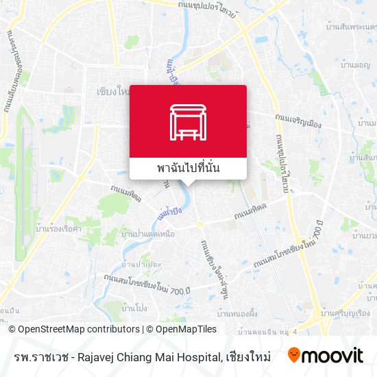รพ.ราชเวช - Rajavej Chiang Mai Hospital แผนที่