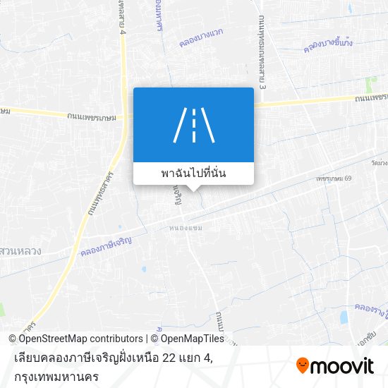 เลียบคลองภาษีเจริญฝั่งเหนือ 22 แยก 4 แผนที่