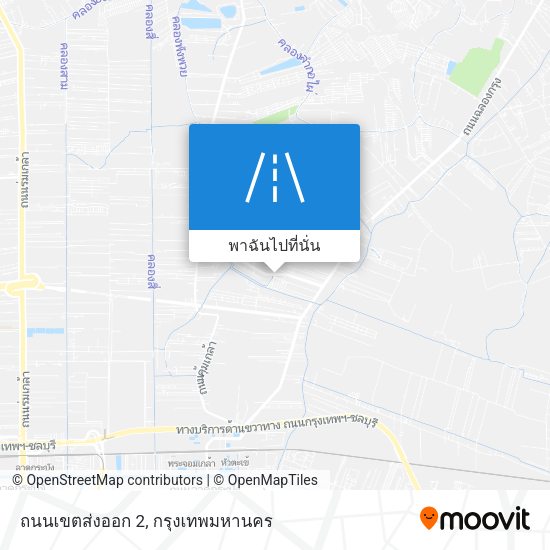 ถนนเขตส่งออก 2 แผนที่