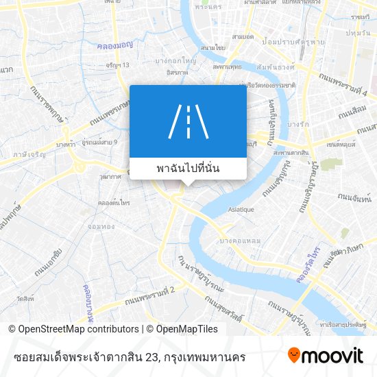 ซอยสมเด็จพระเจ้าตากสิน 23 แผนที่