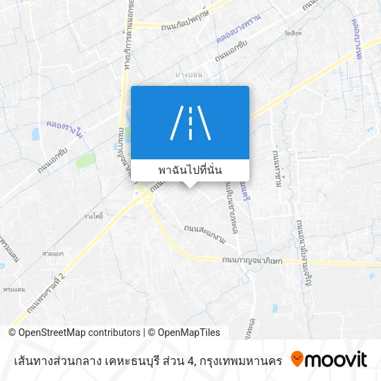 เส้นทางส่วนกลาง เคหะธนบุรี ส่วน 4 แผนที่