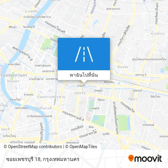 ซอยเพชรบุรี 18 แผนที่