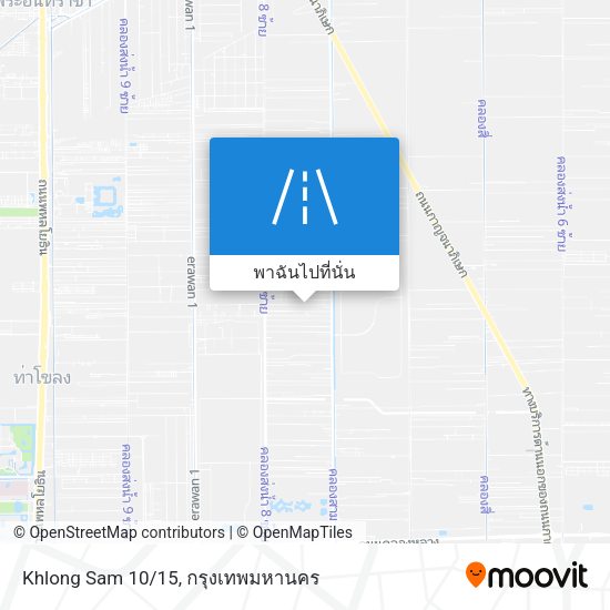 Khlong Sam 10/15 แผนที่