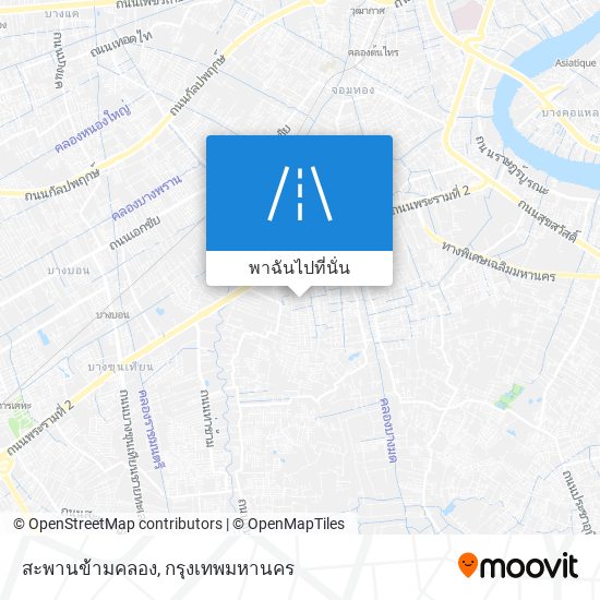 สะพานข้ามคลอง แผนที่