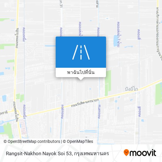 Rangsit-Nakhon Nayok Soi 53 แผนที่