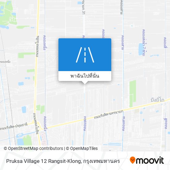 Pruksa Village 12 Rangsit-Klong แผนที่