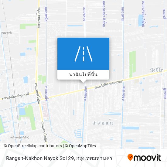 Rangsit-Nakhon Nayok Soi 29 แผนที่