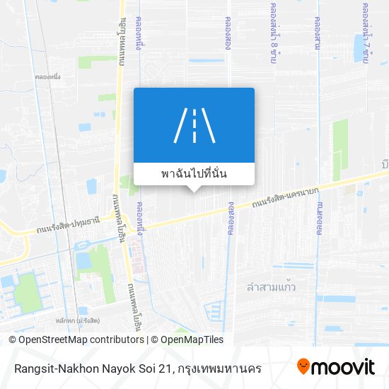Rangsit-Nakhon Nayok Soi 21 แผนที่