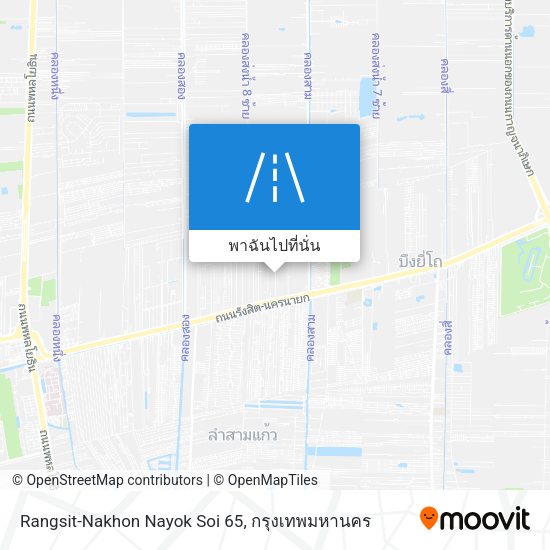 Rangsit-Nakhon Nayok Soi 65 แผนที่