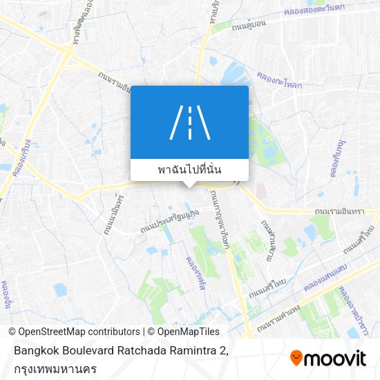 ฺBangkok Boulevard Ratchada Ramintra 2 แผนที่