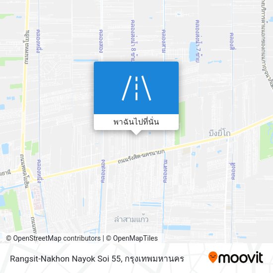 Rangsit-Nakhon Nayok Soi 55 แผนที่