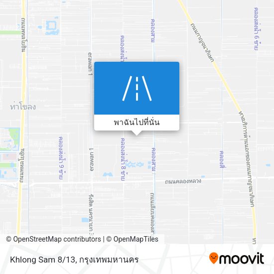 Khlong Sam 8/13 แผนที่