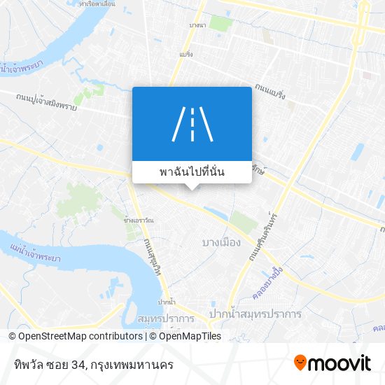 ทิพวัล ซอย 34 แผนที่