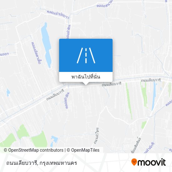 ถนนเลียบวารี แผนที่