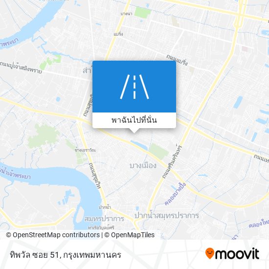 ทิพวัล ซอย 51 แผนที่