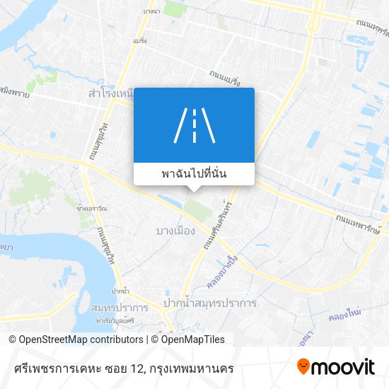 ศรีเพชรการเคหะ ซอย 12 แผนที่