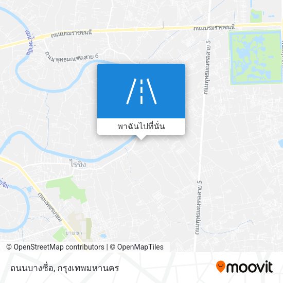 ถนนบางซื่อ แผนที่