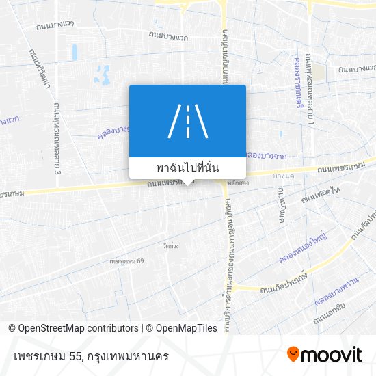 เพชรเกษม 55 แผนที่