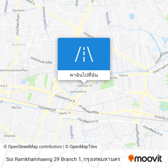 Soi Ramkhamhaeng 29 Branch 1 แผนที่