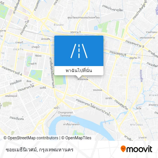 ซอยเมธีนิเวศม์ แผนที่