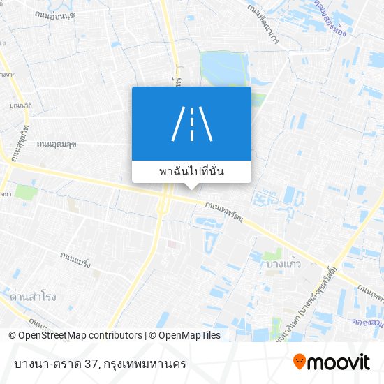 บางนา-ตราด 37 แผนที่