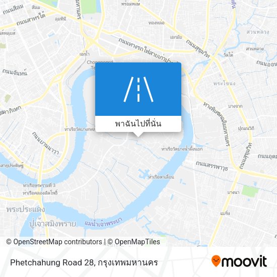 Phetchahung Road 28 แผนที่