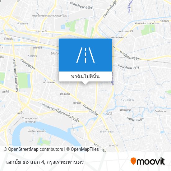 เอกมัย ๑๐ แยก 4 แผนที่