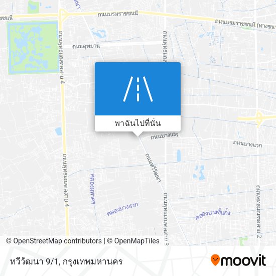 ทวีวัฒนา 9/1 แผนที่